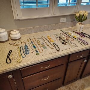 Elegant Multicolor Beaded Necklace Set